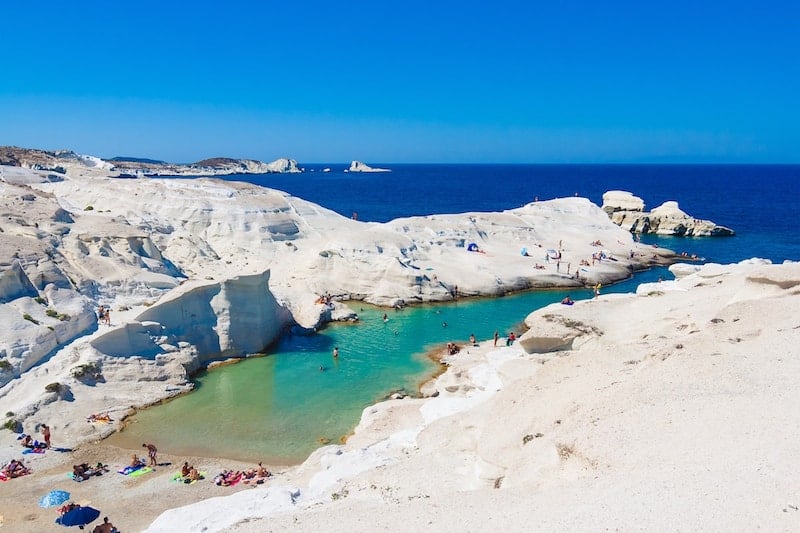 Sarakiniko Beach, Milos