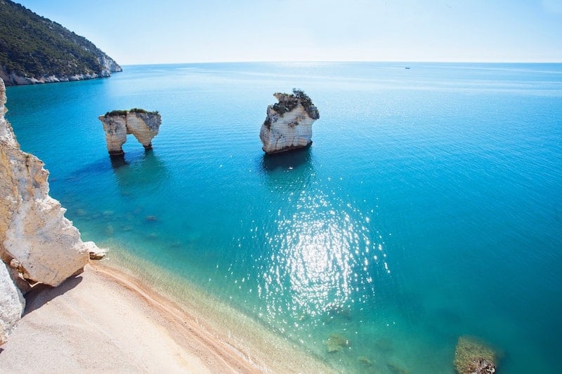 Zagare Bay in the Gargano.