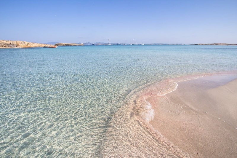 lagoon beach at Formentera