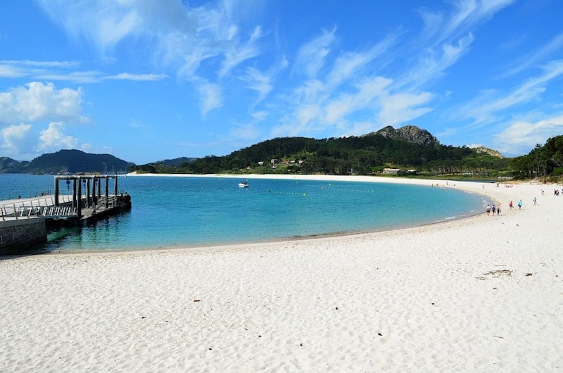 white sands on Cies Islands