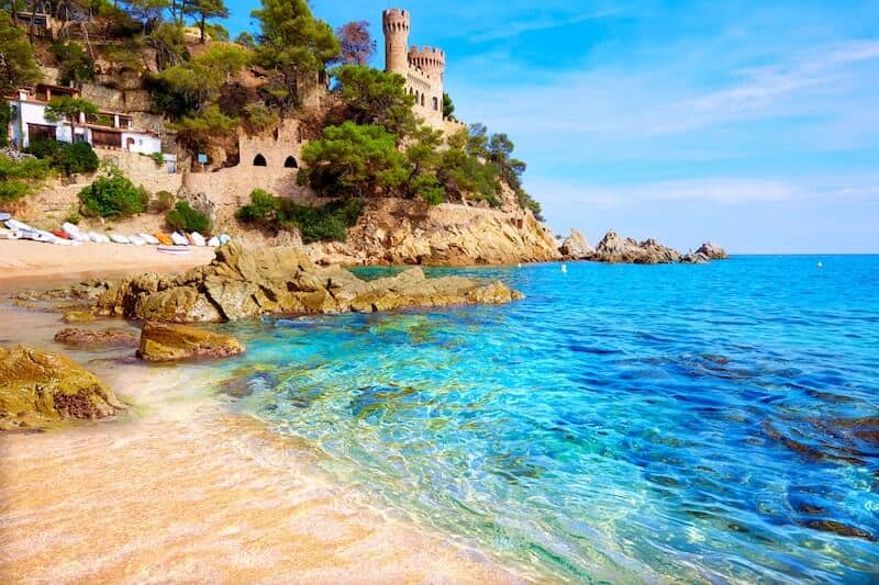Tossa de Mar beach.