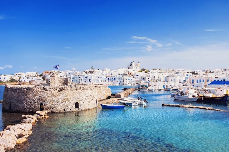 Naoussa harbour on Paros