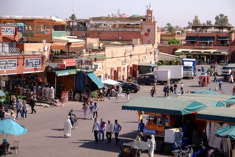 Djemma el Fna during the day
