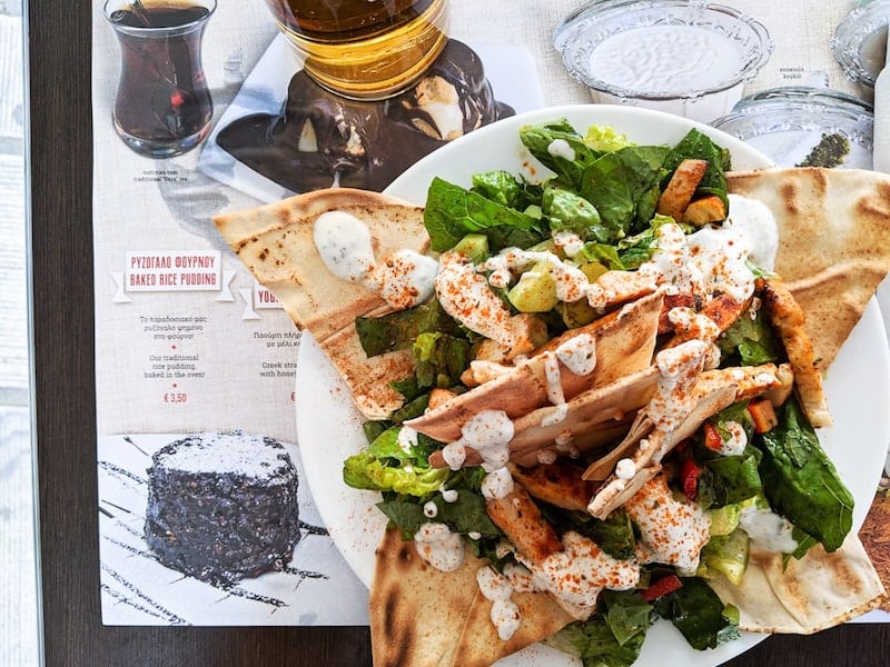 Chicken salad at Feyrouz