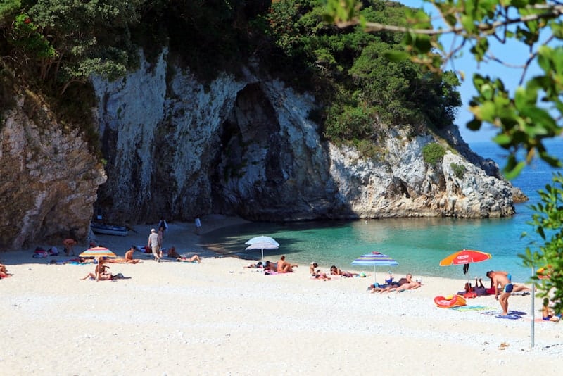 Rovinia beach.