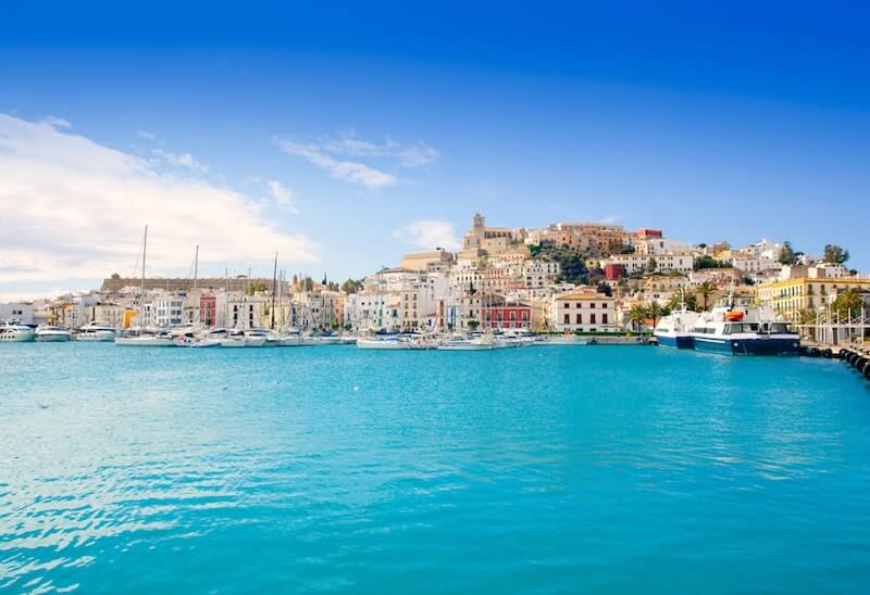 Ibiza Old Town and harbour