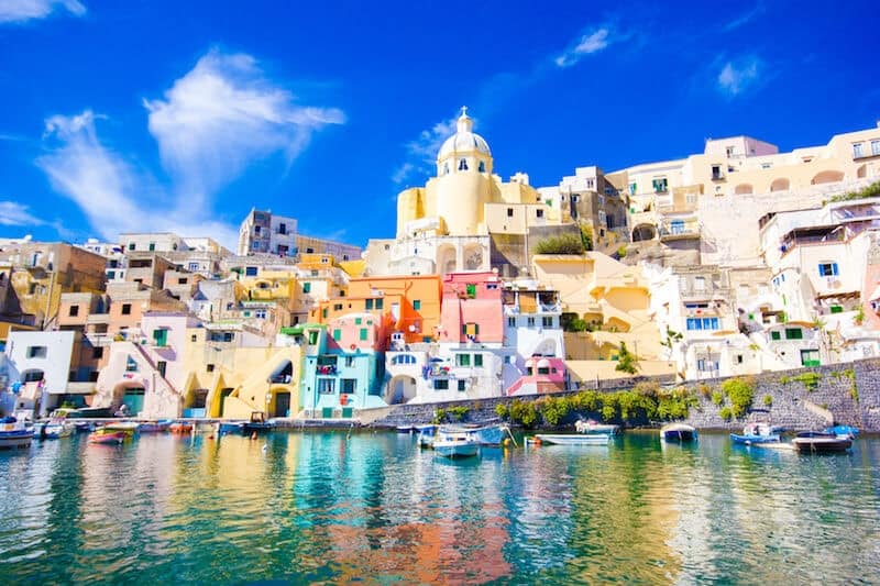 Procida waterfront.