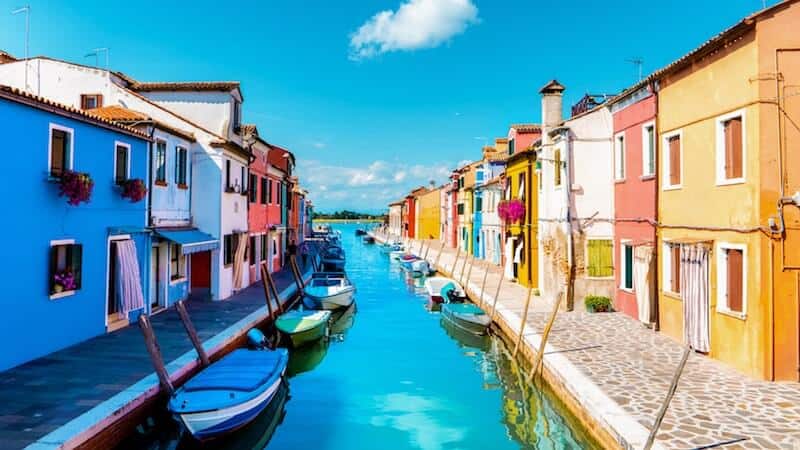 Burano canal.