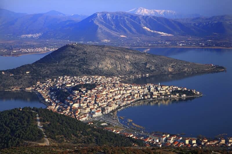 Kastoria from the hills