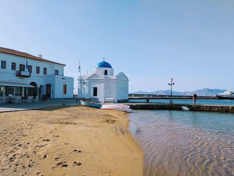 The Old Port in Mykonos Chora