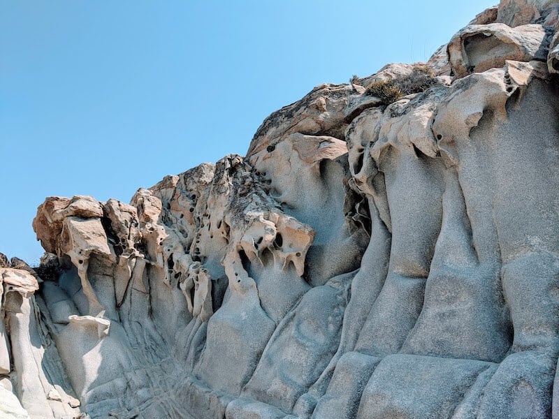 rock formations at Kolymbithres