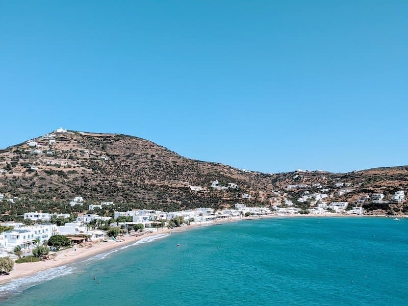 Platys Gialos beach, Sifnos