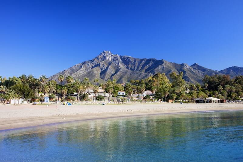Beach at Marbella.