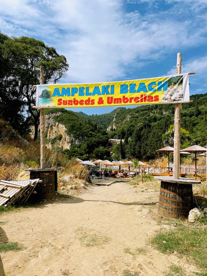 Ambelaki beach, Paleokastritsa.