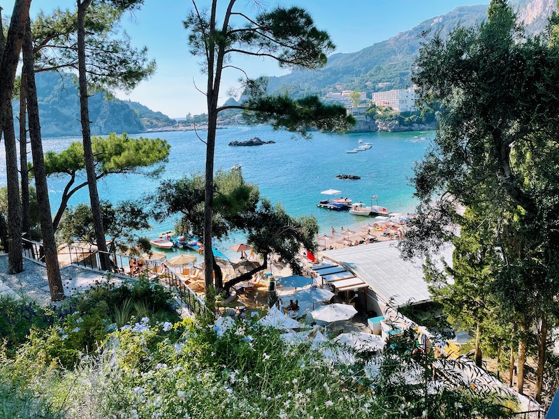 Agia Triada beach, Paleokastritsa.