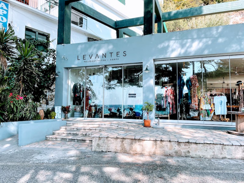 Levantes boutique, Paleokastritsa.