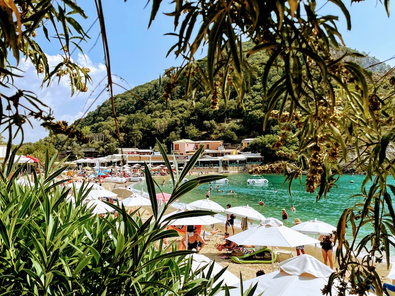 Agios Spyridon beach.