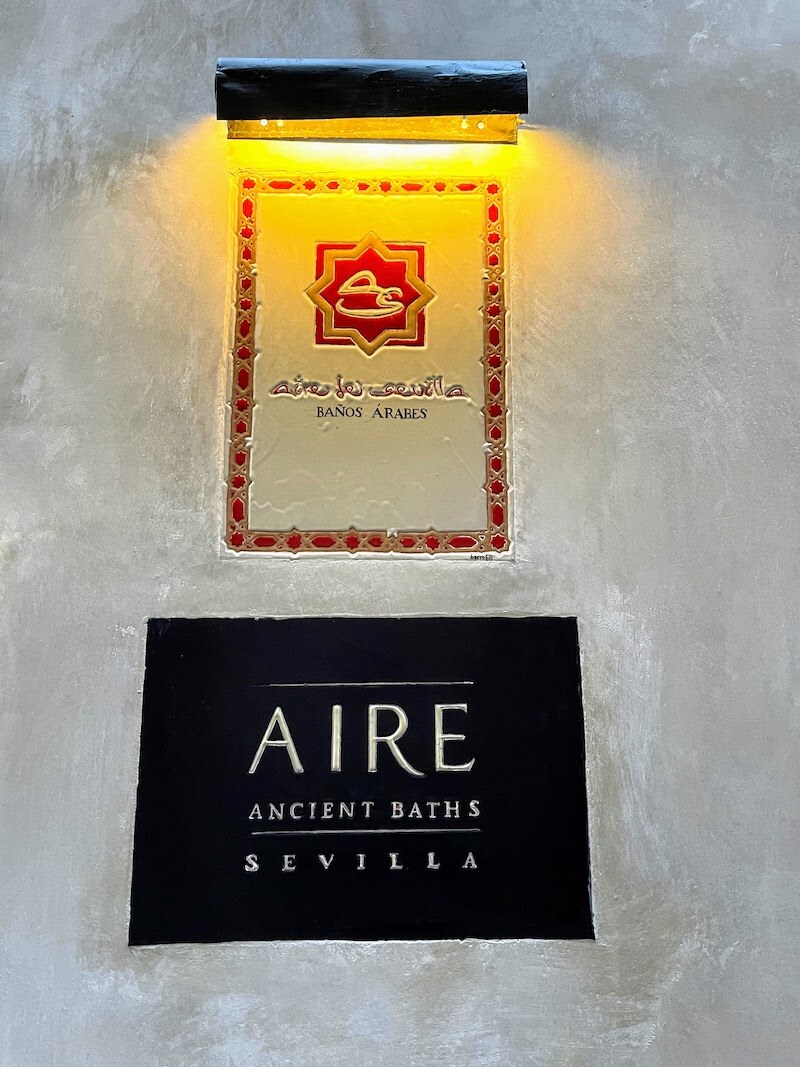 Exterior signs for AIRE Seville.