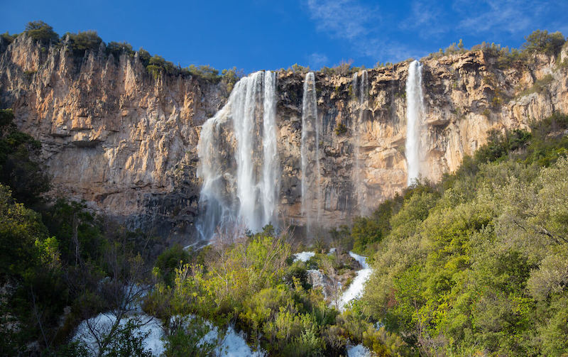 Lequarci waterfall.