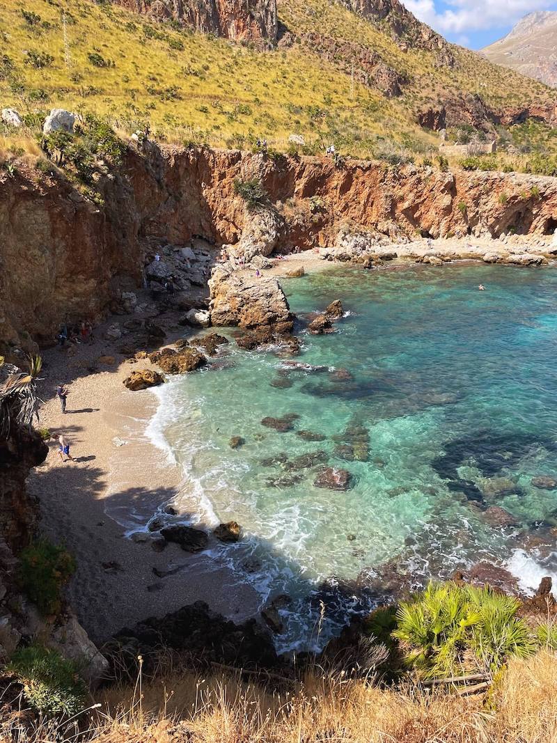 A rocky beach in Zingaro Nature Park.