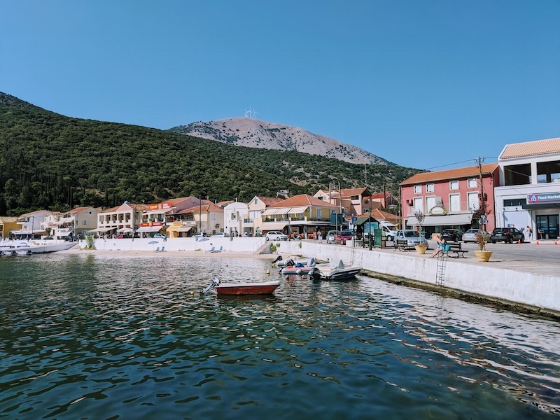The local side of the harbour.