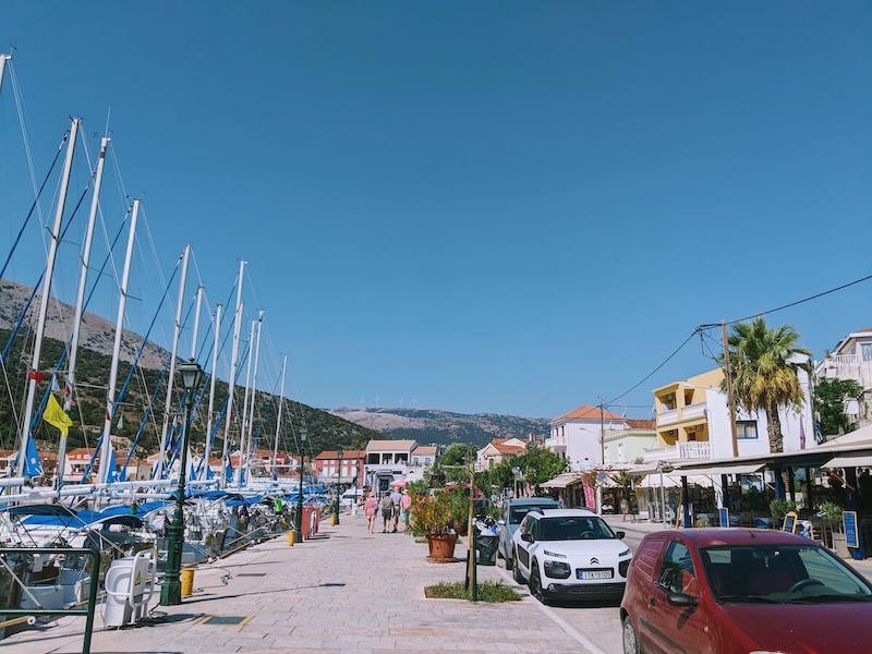 Agia Efimia harbourfront.
